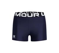 Under Armour Women's HeatGear Shorty, Comfortable, Moisture-Wicking Ladies Gym Shorts, Chafe-Free Compression Shorts for Training Midnight Navy