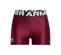 Under Armour Womens HeatGear Shorty Shorts Shorts, Cardinal / / White, M