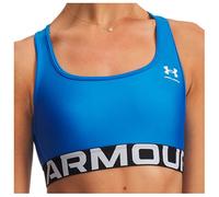 Under Armour - Women's HG Authentics Mid Branded - Sports bra size M, blue