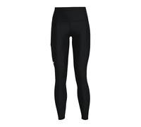 Under Armour Women's High Rise Leggings, Black (001)/White, XL