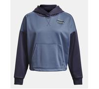 UNDER ARMOUR Women's Hooded Sweatshirt Hoodie Blue Ladies Size Small Loose NEW
