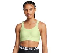 Under Armour womens Infinity High Impact Sports Bra, (384) Retro Green / / White, (Large) D/DD
