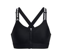 Under Armour Women's Infinity High Impact Zip Sports Bra, (002) Black / / Black, (Medium) D/DD