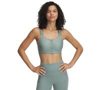 Under Armour Women's Infinity High Impact Zip Sports Bra, (348) Silica Green / / Silica Green, (Medium) D/DD