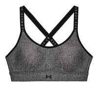 Under Armour Armour Infinity Mid Heather Cover Sports Bra - Grey 8