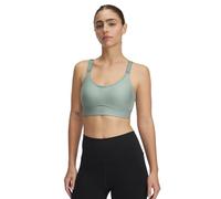 Under Armour Women's Infinity Mid Impact Sports Bra, (348) Silica Green / / Silica Green, (Small) A/C