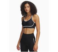 Under Armour Women's Infinity Mid Piped Sports Bra - Black/White - Size: XL A-C