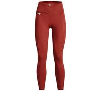 Under Armour Womens/Ladies Project Rock Crossover Leggings - Red - 8 UK - Red - 80% Polyester/20% Elastane