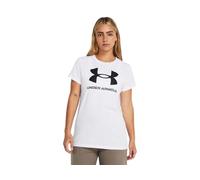 Under Armour Sportstyle Logo Short Sleeve T-shirt White L Women