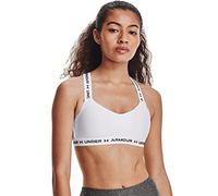 Under Armour Womens Low Crossback Bra White/Black S