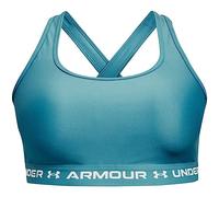 Under Armour Womens Medium Support Crossback Bra Blue 24-26