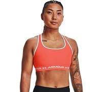 Under Armour Womens Medium Support Crossback Bra Orange XS