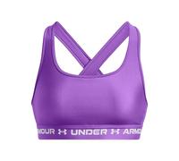 Under Armour Womens Medium Support Crossback Sports Bra Top Mystic Magenta S