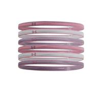 Under Armour Women's Mini Headbands 6-Pack, (698) Pink Elixir/Violet Gray/Violet Gray, One Size Fits All