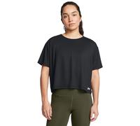 Under Armour Womens Motion Ss Gym Top Black/White 10