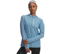 Under Armour Women's Outrun The Storm Hooded Sports Jacket - L - Light Indigo, Light Indigo
