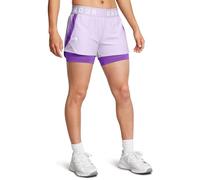 Under Armour Women's Play Up 2-in-1 Shorts, 0535 - Salt Purple, L