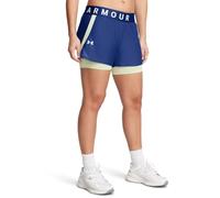 Under Armour Womens Play Up 2-In-1 Running Shorts Blue