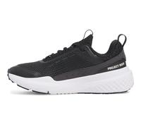 Under Armour Women's Project Rock Blood Sweat Respect 5, (001) Black/White/Stone, 8, US