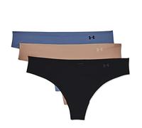 Under Armour Womens PS Thong 3Pack, Essential Underwear Set, Comfortable Thong in a Set of 3