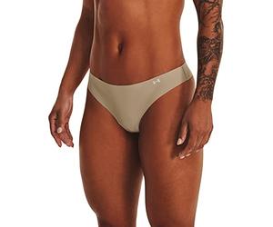 Under Armour Women's Ps Thong 3pack Underwear, Beige/Blanc/Beige, M