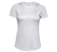 Under Armour Womens Qualifier T-Shirt Embossed Top Ice 1350179 014 - Grey - Size Large