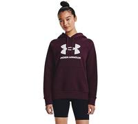 Under Armour Womens Riv Fl Logo Hoodie Maroon XS