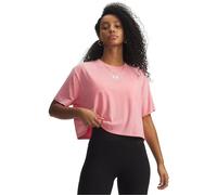 Under Armour Women's Rival Boxy T-Shirt 12 (M) Pink