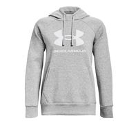Under Armour Rival Fleece Big Logo Hoodie Grey S Woman