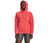 Under Armour Womens Rival Fleece Hoodie, (690) Venom Red / / White, X-Small