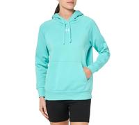 Under Armour Women's Rival Fleece Hoodie Pull-On Hooded Sweatshirt, Radial Turquoise, S