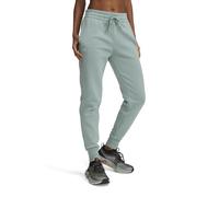 Under Armour - Womens Rival Fleece Jogger Pants, Color Silica Green (348), Size: Medium