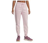 Under Armour Women's Rival Fleece Jogger, Ultra-Soft Fleece-Lined Women's Joggers, Lightweight Tracksuit Bottoms with Tapered Leg Fit,Prime Pink Light Heather / / Prime Pink,LG