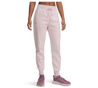 Under Armour Women's Rival Fleece Jogger, Ultra-Soft Fleece-Lined Women's Joggers, Lightweight Tracksuit Bottoms with Tapered Leg Fit,Prime Pink Light Heather / / Prime Pink,XL