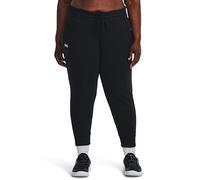 Under Armour Women's Rival Fleece Joggers, (001) Black / / White, M Tall