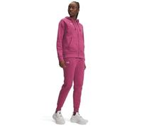 Under Armour Women's Rival Fleece Joggers, (659) Fuchsia Dusk / / White, Large