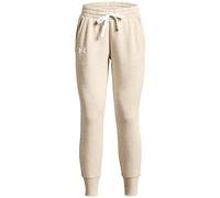 Under Armour Womens Rival Fleece Joggers Brown/White XL