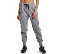 Under Armour Rival Fleece Joggers Trousers, Women Grey, Steel Medium Heather / Black / Black (035), XS