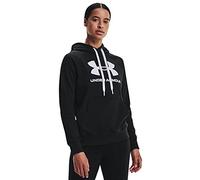 Under Armour Logo Rival Hoodie Black L Woman