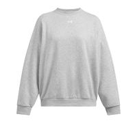 Under Armour Womens Rival Fleece Oversized Crewneck Sweatshirt Colour: Grey, Size: Extra Large