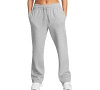 Under Armour Womens Rival Fleece Straight Leg Pant Colour: Grey, Size: Extra Small