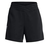 Under Armour Womens Rival French Terry Shorts - Black - Black - 10 UK - 80% Cotton/20% Polyester