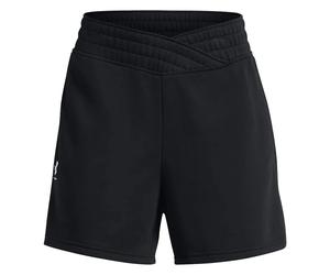 Under Armour Womens Rival French Terry Shorts - Black - Black - 10 UK - 80% Cotton/20% Polyester