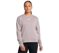 Under Armour Women's Rival Terry Crew, (015) Tetra Gray / / White, XL