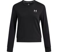 Under Armour Womens Rival Terry Crew in Black - Size 18 UK