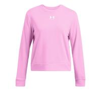 Under Armour Womens Rival Terry Crew Sweatshirt Size: Large, Colour: Pink