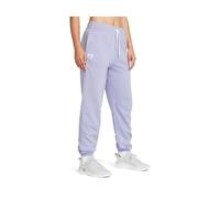 Under Armour Womens Rival Terry Joggers Pants Bottoms Celeste/White S