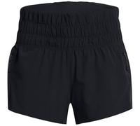 Under Armour Womens Run Anywhere Shorts Black/Black/White 12