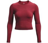 Under Armour Womens Rush™ Seamless Long Sleeve Sports Top in Red - Size 16 UK