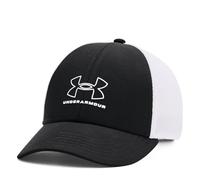 Under Armour Women's Standard Iso-Chill Driver Mesh Adjustable Cap, (001) Black / / White, One Size Fits Most